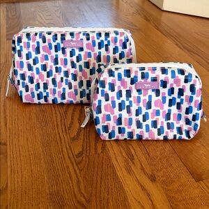 Scout Big Mouth Toiletry And Little Mouth Makeup Bag Set Betti Confetti